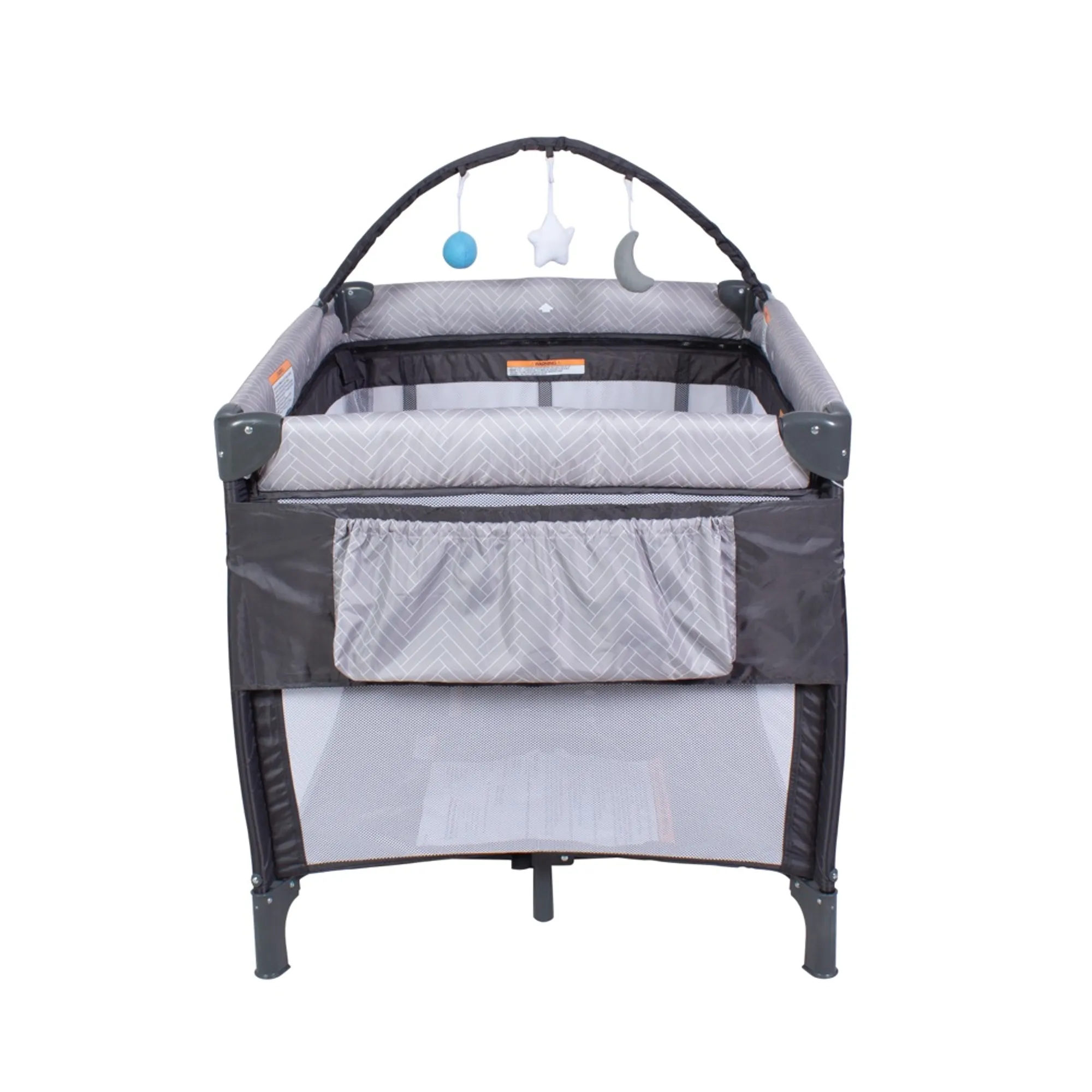 Childcare Indi 3-In-1 Travel Cot Grey - Image 2