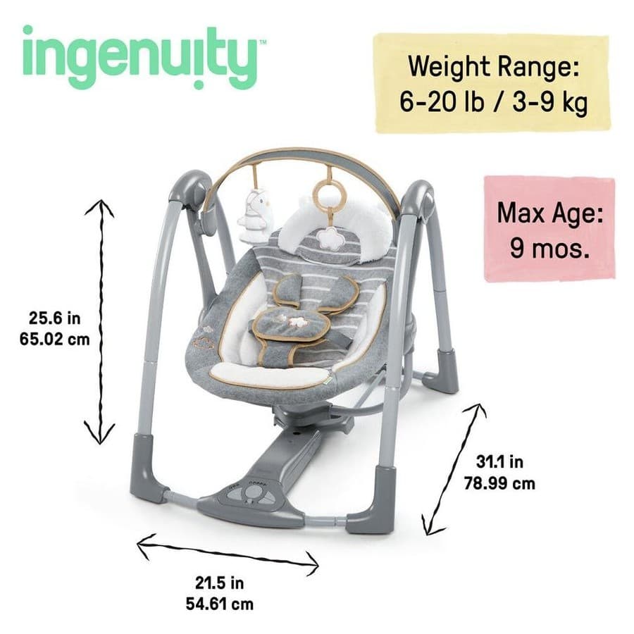 Ingenuity Boutique Collection Deluxe Swing 'n Go - Image 4
