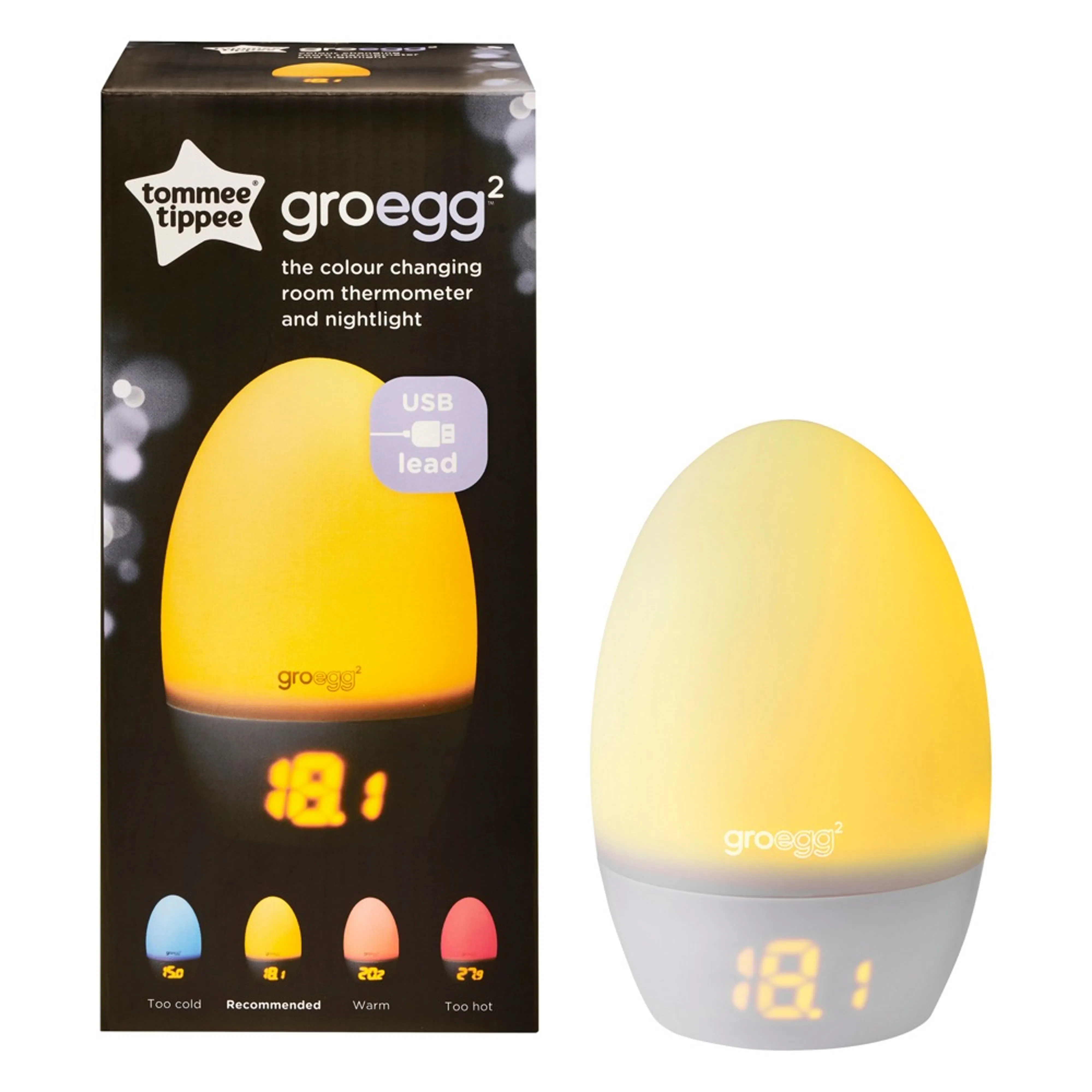 Tommee Tippee Gro Egg 2 Thermometer